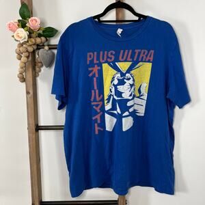 Plus Ultra Blue‎ Short Sleeve Mens T Shirt Size XL